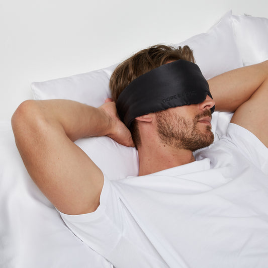 Deep Sleep Mask Silk Black