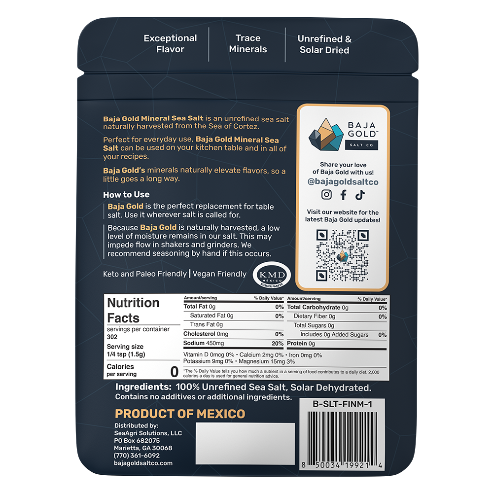 Mineral Sea Salt - Fine Grind