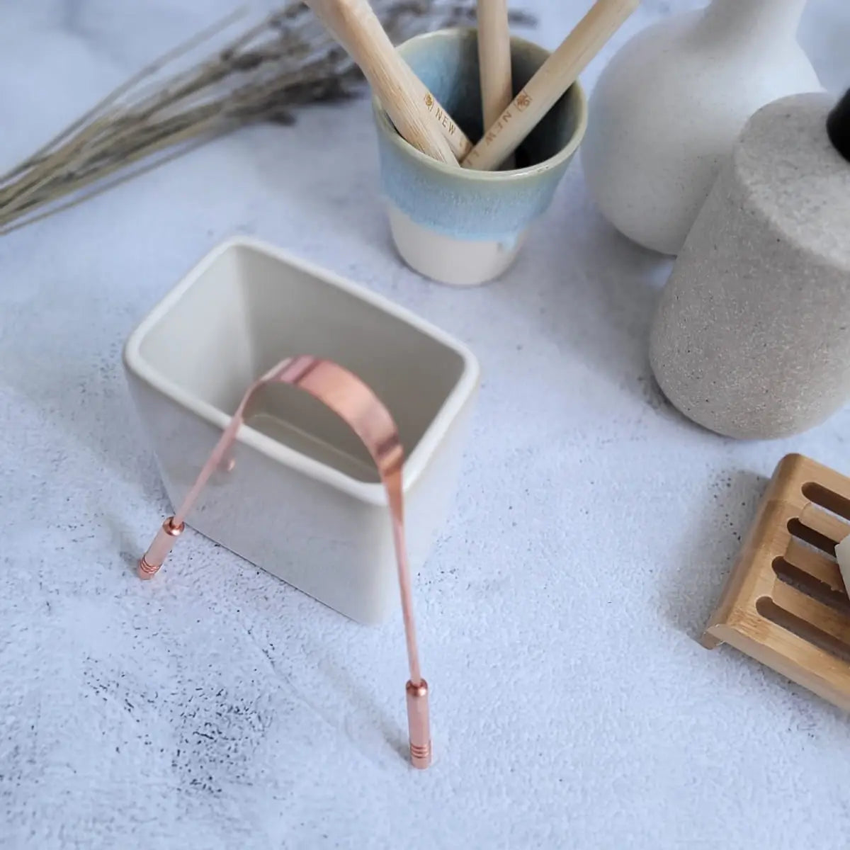 Copper Tongue Scraper