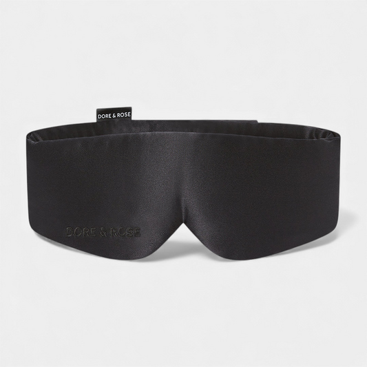 Aura Sleep Mask Silk Black