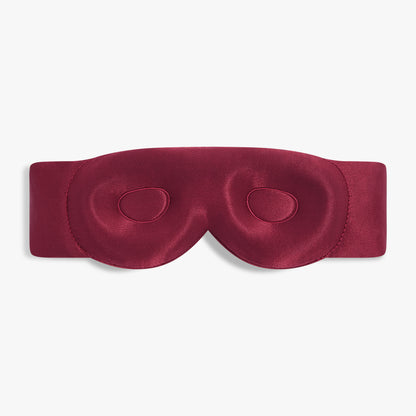 Aura Sleep Mask Silk Burgundy