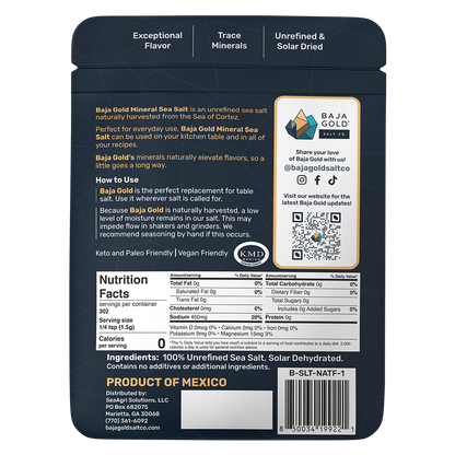 Mineral Sea Salt - Natural Grain Crystals