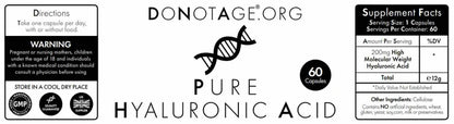 Pure Hyaluronic Acid