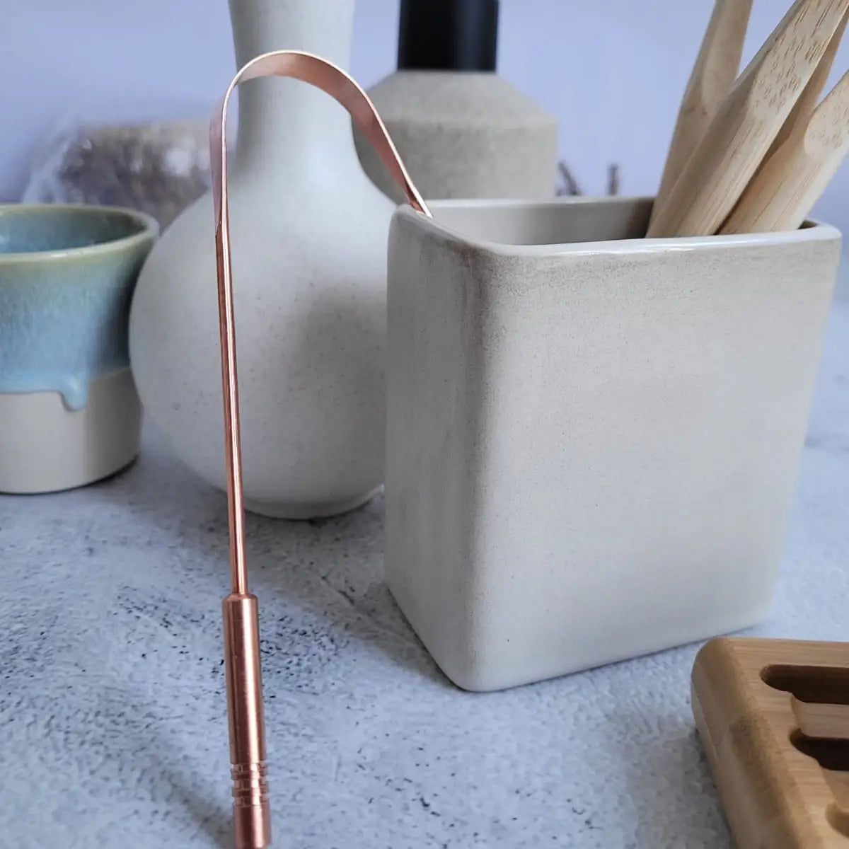 Copper Tongue Scraper