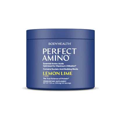 bodyhealth perfect amino powder lemon lime 30 porties