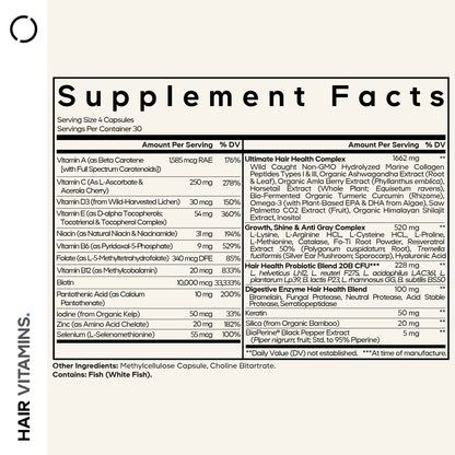 hair vitamins codeage voedingswaarden