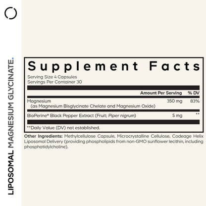 liposomal magnesium glycinate codeage capsules ingrediënten