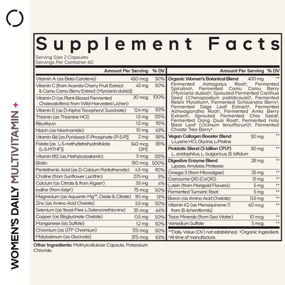 women's fermented multivitamin codeage ingrediënten