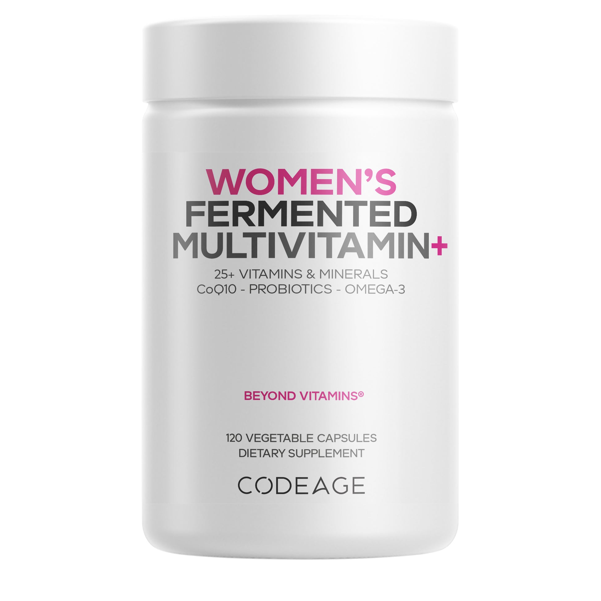 codeage women's fermented multivitamin 120 capsules